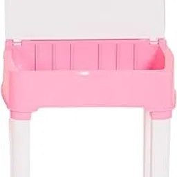 RISEM INTERNATIONAL Strong & Durable Plastic Table for Kids | Toy Table |Study Table| Laptop Desk | Dining Breakfast Table for Eating & Multipurpose (Pink)-picture-54