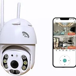 FAVONE Wi-Fi IP CCTV Security 1080p 5mp Ptz Outdoor Ip66 Waterproof Pan Tilt Speed Dome Home Surveillance Camera with Motion Detection Colour Night Vision with Adapter PTZ Camera (Auto)-picture-28