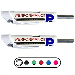 PERFORMANCE PIN The Original Drop Set Pins for Gym | One More Rep with Weight Stack Pins | Instant Transition to Lower Weights for More Reps | Proudly MADE in AMERICA | 5/16" Pin | White-picture-21