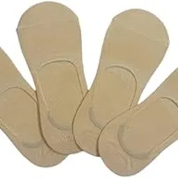 justin dustin Men Women Anti-slip Unisex No show Hidden Loafer Cotton Invisible Liners Socks-Pack of 4 Pairs Skin Color Free Size-picture-56