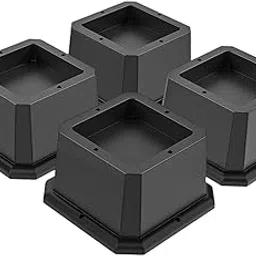 4Pcs Bed Risers for Platform Bed Frame Floor Protector for Table Couch Sofa 2 Inch|Home & Garden | Furniture | Furniture Parts & Accessories-picture-31