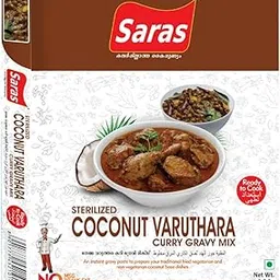 Saras Coconut Varuthara Gravy Mix 200 g (pack of 2) I Ready to cook gravy I Multipurpose gravy mix-picture-28