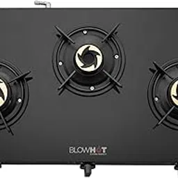 BLOWHOT Auto Ignition 3 Tornado Burner Gas Stove, Toughened Glass, Black Powder Coated Body, 1 Year General Warranty By Blowhot - Opal 3 Auto (Burner, Gas Valve and Glass -2 Years)-picture-14