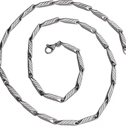 sullery Italian Style Thin Stick Fancy Chain Silver Stainless Steel Chain for Men and Women-picture-34