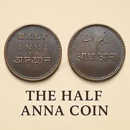 Half Anna India Collectible Old Rare Copper-picture-16