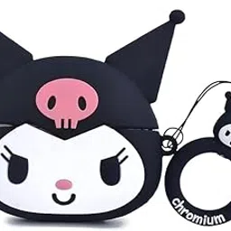 YSTIFYRA Soft Silicone Protective Case 3D Design Shockproof Case Cover with Anti-Lost Metal Keyring Compatible for Apple AirPods Pro Charging Case (Koromi)-picture-31