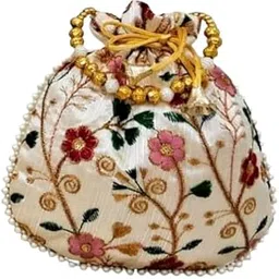 namami craft Potli Bags for Ladies & Girls | Jute Handbags for women | Embroidered Women Potli Bag | Batwa Bag Bridal Purse With Embroidery | Women Shagun Pouches for Festive Seasons-picture-52