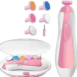 Trusted New Baby Nail File Electric || Baby Nail Trimmer with 6 Grinding Heads Safe for Newborn Baby Baby Nail Clippers with Light || Electric Baby Nail Trimmer(Multicolor) Nil Exporttanza-P4701-picture-22
