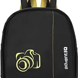 adventIQ Lightweight Water Repellent DSLR/SLR Camera Backpack Bag -Camera 2 Printed-picture-22