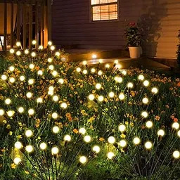 Patiobay Solar Lights for Outside 2 Packs 20 LED (Total) Solar Garden Lights Warm White 2 Modes Outdoor Solar Lights Waterproof Firefly Garden Lights Extra Long Working Time for Patio Garden Pathway-image-26