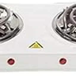 ATORSE Portable Electric Coil Burner with Indicator Lights Practical Burner Cooktop Double 2000W White-image-74