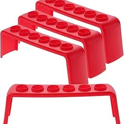 Anneome 4pcs Test Tube Rack Holder for Lab Experiments Portable and Space-Saving Design for Chemical and Scientific Use Six Stand-picture-61