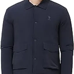 u.s. polo assn. U.s.polo association men's solid regular fit jacket-picture-31