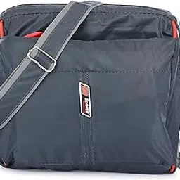 auvella Unisex-Adult Nylon Sling Bag Cross Body Utility Travel Office Business Messenger One Side Shoulder Bag , Grey-picture-45