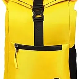 hot shot Small 20 L Laptop Backpack HOTSHOT BAGS|EXPLORER PRO 1398|14 INCH |TROLLY SLEEVE|RAINPROOF ZIPPER|OFFICE|COLLEGE (Yellow) image 1