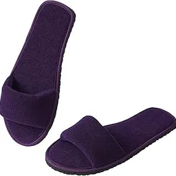 qezomi Home Slipper For Women Indoor In house Bedroom Room Soft House Slippers Cloth Slippers, Winter Slipper for Women Girls image 1
