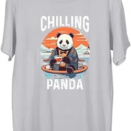 wear your opinion Men's S to 5XL Premium Combed Cotton Printed Half Sleeve T-Shirt (Design: New Chilling Panda)-picture-34