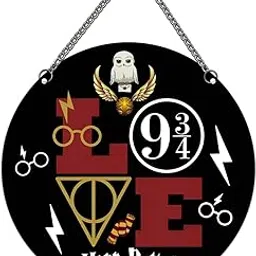 GIFTMEBAZAR Wooden Harry Porter Love Wall Hanging For Home Decoration | Cute Wall Art For Living Room | Home Decor Items | Harry Porter Theme Decor | Wall Art | Return Gift-image-76