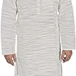 Men's Cotton Blend Kurta Pajama Set, Traditional Texture Pattern, Ethnic Wear-picture-31