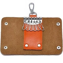THE STYLE SUTRA Generic Car Keys Holder Keyring Key Pouch Key Organizer for Car Key Men Violet-picture-15