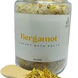 DEER Bergamot Essential Oil Bath Salt |Glass Jar With Cork Lid |Bath Soak with Essential Oils & Natural Herbs 200Gm-image-7