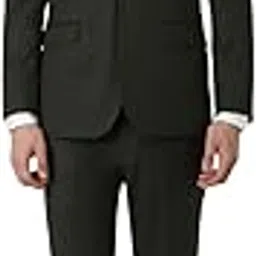 Men's Polyester Blend Two Piece Suit-Dress Set-image-60