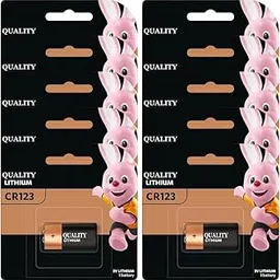 DEVICE OF URBAN INFOTECH CR123 Battery High Power Lithium Batteries 3V, Suitable for use in Camera sensors, keyless locks, photo flash and flashlights Home Safety & Security Device (CR123, Pack of 10)-image-29