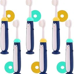 FunBlast Kids Toothbrush Pack of 6 - Cute Microfiber Soft Tooth Brush, Manual Toothbrush for Kids, Boys and Girls, Extra Soft Bristles Toothbrush for 3-6 Years old Children (Multicolor)-picture-31