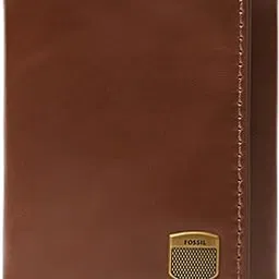 fossil Men Leather Hayes Brown Wallet Ml4643200-picture-50