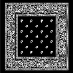 urbanity Unisex Cotton Paisley Headband Scarf Handkerchiefs Wristband Cowboy Neckerchief Head Wrap Face Mask Printed Cowboy Bandanas-picture-27