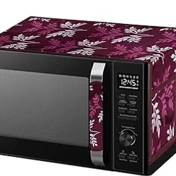 Aditya Enterprisses Microwave Oven Cover with 4 Side Pockets and Handle Cover | Dustproof, Waterproof & Heat Resistant Fabric | Wrinkle-Free, Durable & Decorative Kitchen Appliance Cover-picture-31