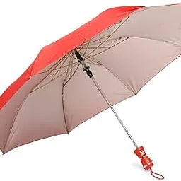 Umbrella for Men & Women, 2 Fold Auto Open, 8 Aluminium Ribs, UV Coated 190T Fabric, Windproof, Lightweight, Durable with Silver Coating, 21 Inch-image-75
