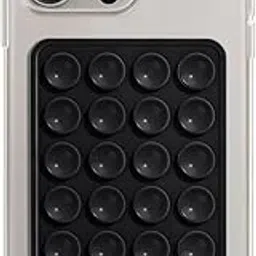 Suction Phone Case, Phone Suction Sticker, Silicone Suction Phone Case for Hands-Free Mobile Accessory Holder Grip, Video Phone Accessory Compatible Mirror, Shower (Pack of-1) Multicolor-image-12