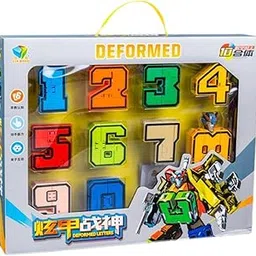 TRENDYNEST Number Transforming Robots Compact Learn Activities Building Blocks for Kids with Gift Box | Other Educational Toys | Educational | Toys & Hobbies-picture-46