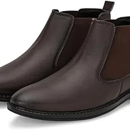 massari Men's Chelsea Boots |Ankle Boots | Slip-On Synthetic Leather-picture-46