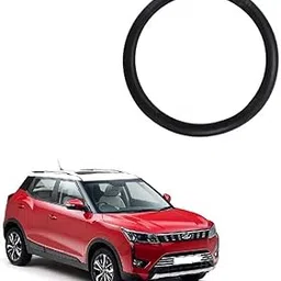 Car Steering Wheel Cover Full Black Colour Suitable for Mahindra XUV-300-picture-27