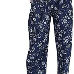 sttoffa Womens Cotton Comfortable Full Length Printed Plazzo Relaxed Fit, Stylish Flared Palazzo Pants for Girls image 1