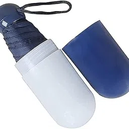 shree hans fashion Capsoule Case umbrella capsule umbrella For Rain Windproof & Sun Protection Features For Men Women Kids (Navy Blue).-picture-47