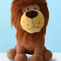Tickles Sitting Jungle Lion Alex Soft Stuffed Plush Animal Toy for Kids Room (Size: 30 cm Color: Brown)-picture-31