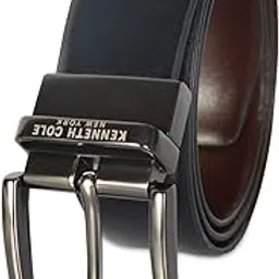 kenneth cole Reversible Belt for Men (Black/Tan)-picture-12