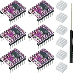 WWZMDiB 6Pcs DRV8825 Stepstick Stepper Motor Driver Module with Heat Sink for Arduino 3D Printer Reprap Suitable-picture-12