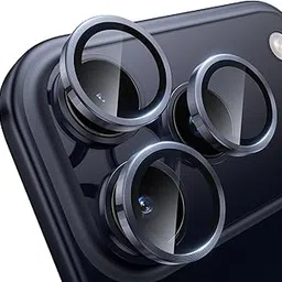 WSKEN For iPhone 17 Pro Max/iPhone 17 Pro Camera Protection - 9H Hardness Scratch-Resistant Bubble-Free HD Tempered Camera Metal Glass Tempered Glass Screen Protector Film Mobile Phone Case Friendly image 1