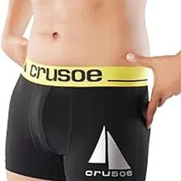 crusoe Men's Antimicrobial Super Combed Cotton Trunk - Pack of 2| Breathable, Tag-Free Cotton Underwear | Stretch Fit, Odor Control Innerwear-picture-52
