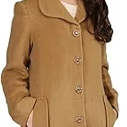 honnete Regular Fit Solid Long Sleeves Button Closer Women Coat For Winter-picture-24
