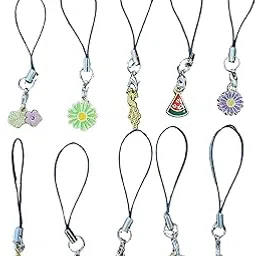 Fabjute Multi-purpose Phone Gold-Plated Enamel Charm Chain | Sleek Lightweight & Durable | Works with Any Phone Case | Unisex Lanyard Strap for Phones, Keys, Bags | Great Gift for Guys & Girls, Men & Women-picture-30