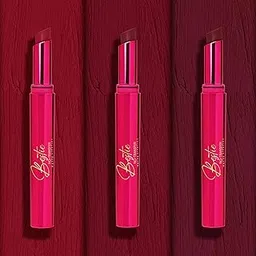 Parul Garg Beauty Bestie - Pack of 3 No-Transfer Lipsticks | Bold Matte & Long-Lasting | Hydrating with Hyaluronic Acid, Vitamin E & SPF 15 | Vegan, Cruelty-Free (Dusky Bold Trio)-picture-26