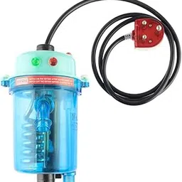 Mr.SHOT Vikram Pro - Walker | Indias 1st Polycarbonate Body Exclusively for Bathing | Built With Threaded inlet & Outlet | Heavy Duty Heating Element | 5" Dual Automatic Thermostat |BGreen-picture-69