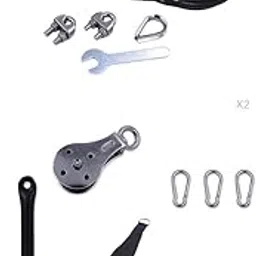 CALANDIS Fitness Pulley Cable Machine System Attachment Triceps Training Devices DIY | Other Strength Training | Strength Training-picture-14