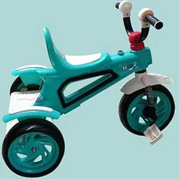 Kids Tricycle, Turquoise Blue, Toddler 3-Wheel Bike Durable Plug & Play Baby Trike with EVA Wheels afe & Comfortable Ride for Toddlers 12-48 Months - Blue-picture-15