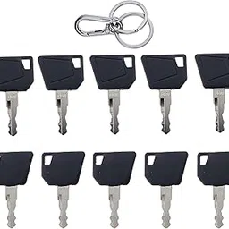 JEENDA Ignition Keys 14607 701 45501 for JCB 3CX Bomag Dynapac Terex Vibromax NH Ford Moxy Wacker Neuson Hamm Volvo Mini Excavator Bomag Cat New Holland 701 45501 (10)-picture-23